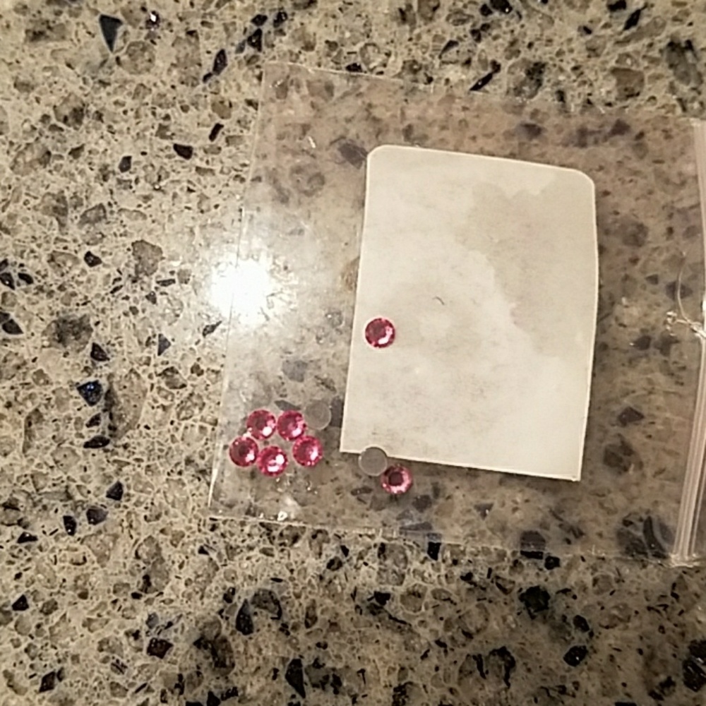 Pink Rhinestone Motorcycle Belt Buckle - Picture 3 of 4